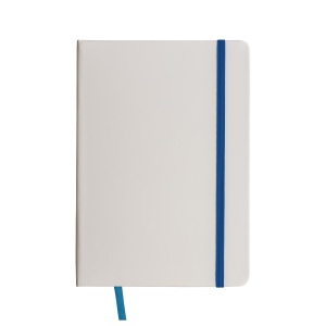 ON™ Notebook with coloured elastic, ruled sheets, satin bookmark