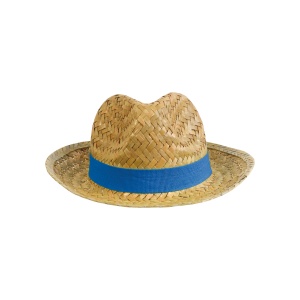 ON™ Straw hat with elastic band 2,5 cm applicabile and customizable