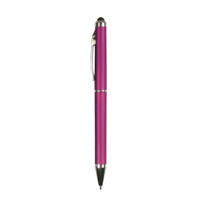 ON™ Plastic twist pen with touchscreen rubber tip