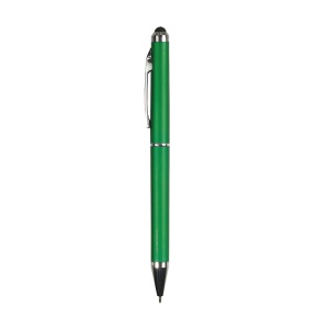 ON™ Plastic twist pen with touchscreen rubber tip