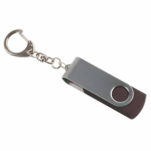 ON™ Rotatable, 8 GB, rubberised ABS/metal pen drive. Upload on request with delivery in 2 week