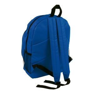 ON™ 600D polyester 6-pocket backpack (two mesh side pockets). Front pocket with velcro