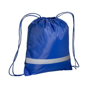 ON™ 210T polyester backpack with reflective strip, drawstring closure and reinforced corners