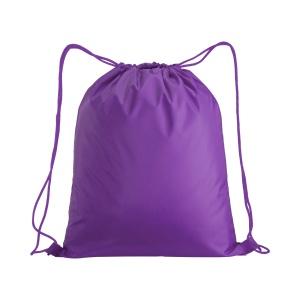 ON™ 210T polyester backpack with drawstring closure