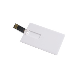 ON™ Plastic card-shaped 4 GB pen drive. Upload on request with delivery in 2 weeks