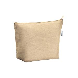 ON™ 280 g/m2 recycled cotton beauty case with zip and gusset at base