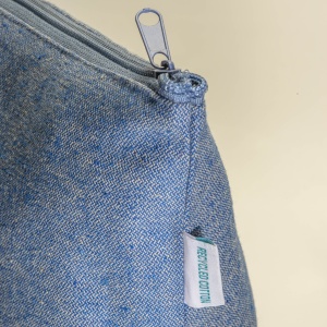 ON™ 280 g/m2 recycled cotton beauty case with zip and gusset at base