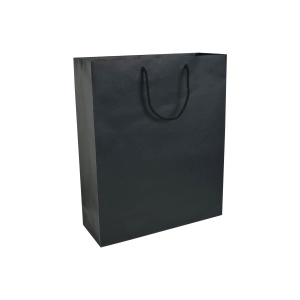 ON 157 g/m2 matte laminated paper shopping bag with gusset and bottom reinforcement - Img 3