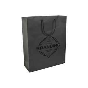 ON 157 g/m2 matte laminated paper shopping bag with gusset and bottom reinforcement - Img 9