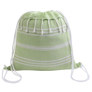 ON 180 g/m2 cotton fouta backpack with drawstring closure - Img 6