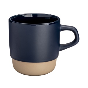 ON 320 ml ceramic mug. Stackable. With matte exterior and glossy interior - Img 10