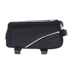 ON 600D polyester bicycle bag with mobile holder - Img 3