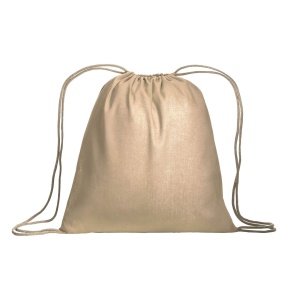 ON 95 gm2 cotton backpack with drawstring closure - Img 2