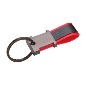 ON Breloc din metal brunat și PU bicolor, cu spațiu potrivit pentru logo-ul din rășină - Img 13