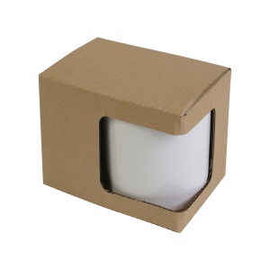ON Cană ceramică albă, calitate A, potrivită pentru mașinile de spălat vase și cuptorul cu microunde, cutie deschisă (0,32 L) - Img 2