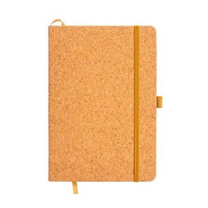 ON Cork notebook, lined sheets 80 pages. from 70 gr. in ivory color.
