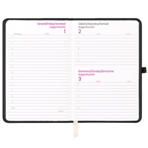 ON Daily planner 2027, thermo-varnished PU hard cover with stitching around the perimeter - Img 5