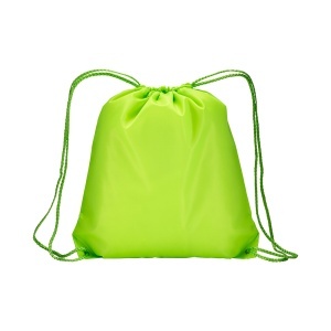 ON Fluorescent 210T polyester backpack with drawstring closure and reinforced corners - Img 5