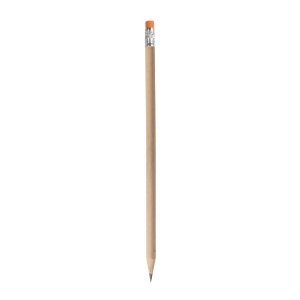 ON HB pencil in natural wood with graphite lead, cylindrical, with coloured lead (tempered) - Img 1
