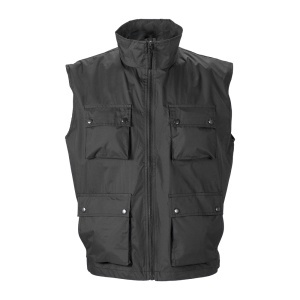ON Multi-pocket polyester vest with inner pongee mesh lining. Sizes: S/M/L/XL/XXL - Img 3