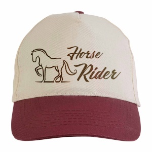 ON Natural cotton 5-panel cap with coloured visor and adjustable velcro strap - Img 5