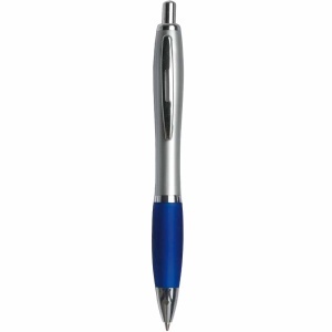 ON Pix cu capsă din plastic, corp argintiu, mâner cauciucat colorat și clemă metalică, reumplere jumbo - Img 4