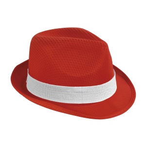 ON Polyester hat with 2.5 cm-wide, elastic, detachable customisable band