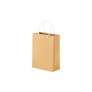 ON Pungă din hârtie reciclată naturală de 150 g/m2 cu clin și mânere scurte colorate - Img 6