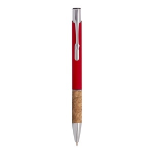 ON Rubberized alluminium snap pen, cork grip and chrome-plated details - Img 4