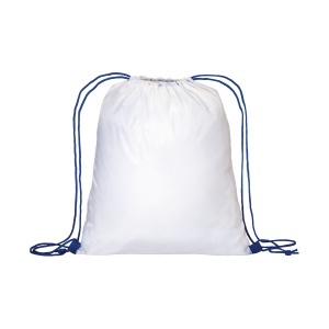 ON Rucsac din poliester alb 210T cu închidere tip șnur și șnururi colorate - Img 12