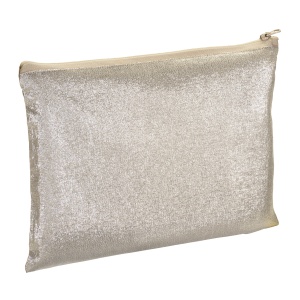 ON Trusă cosmetică din poliester-bumbac strălucitor de 90 g/m2 cu fermoar