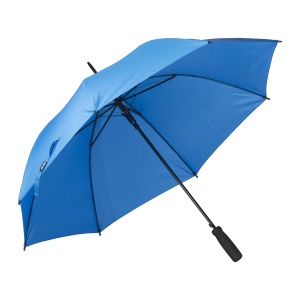 ON Umbrelă R-PET cu deschidere automată, mâner EVA, cadru metalic și cadru din fibră de sticlă.