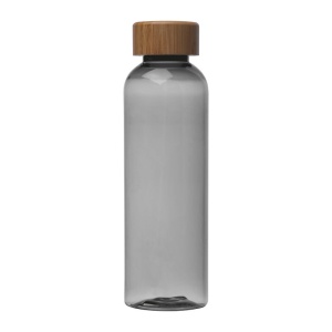 MC Sticlă de băut PET cu capac din bambus, 500ml