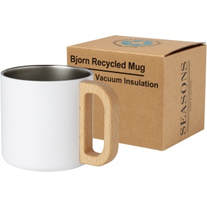 PF™ Bjorn 360 ml RCS certified recycled stainless steel mug with copper vacuum insulation