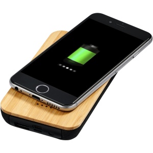 PF™ Future 6000 mAh bamboo/fabric wireless power bank