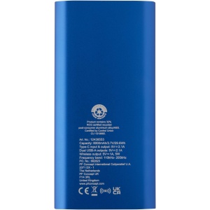 PF™ Juice 8000 mAh Type-C recycled aluminium wireless power bank