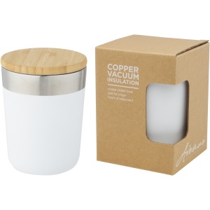 PF™ Lagan 330 ml copper vacuum insulated stainless steel tumbler with bamboo lid