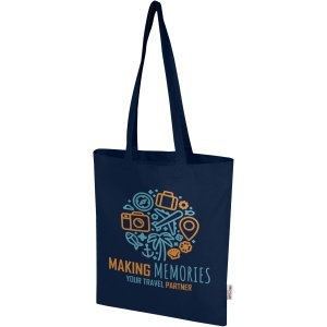 PF™ Madras Blend 140 g/m² GRS recycled cotton tote bag 7L - Img 12