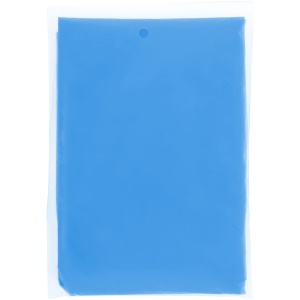 PF™ Mayan recycled plastic disposable rain poncho with storage pouch