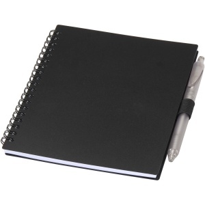 PF™ Niove set carnet copertă moale din plastic reciclat și pix (cerneală albastră) - Img 1