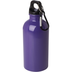 PF™ Oregon sticlă de apă 400 ml din oțel inoxidabil simplu perete certificat RCS cu carabină - Img 5