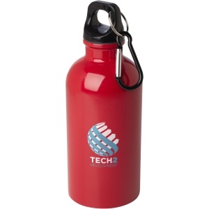PF™ Oregon sticlă de apă 400 ml din oțel inoxidabil simplu perete certificat RCS cu carabină - Img 15