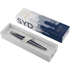 PF™ Parker Jotter SE Global Icons colour trim ballpoint pen (blue ink)