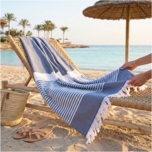 PF Citizen Green Seabeach fouta 100 x 180 cm - Img 4