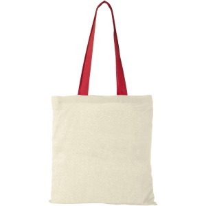 PF Geantă tote Nevada din bumbac 100 g/m² cu mânere colorate, 7L - Img 1