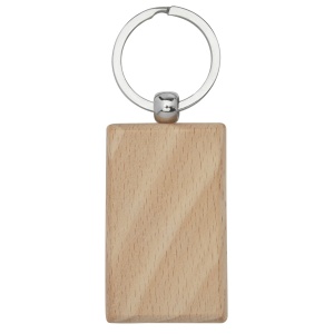 PF Gian beech wood rectangular keychain