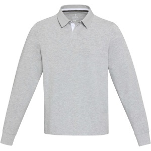 PF Hanorac unisex Clyde organic cu imprimeu de polo pentru rugby