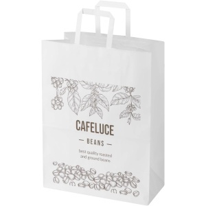 PF Kraft 80-90 g/m2 paper bag with flat handles - 32 x 17 x 39 cm
