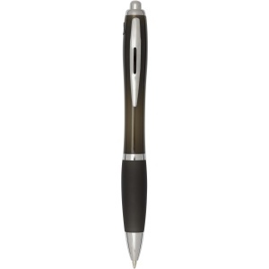 PF Nash RCS recycled plastic ballpoint pen with coloured barrel and grip (blue ink) - Img 1