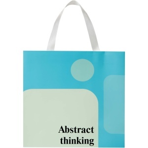 PF Smartfold 230 g/m2 paper bag with ribbon handles and matt lamination - 31 x 12 x 31 cm - Img 5